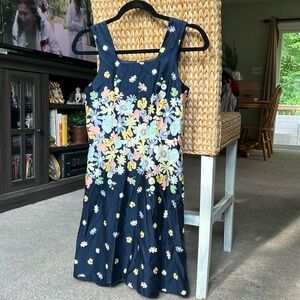 Navy floral Ann Taylor dress- stunning and excellent condition